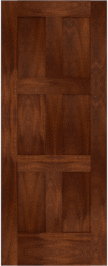 Flat  Panel   Jefferson  Sapele  Doors